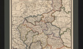 Gotz Marcelli, Mapa Guberni Królestwa Polskiego z oznaczeniem odległości na drogach żelaznych,  bitych i zwyczajnych.